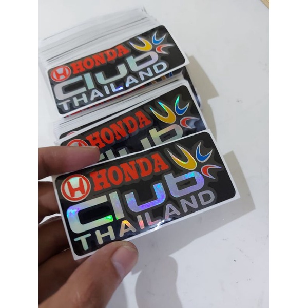 STICKER stiker CLUB THAILAND cutting