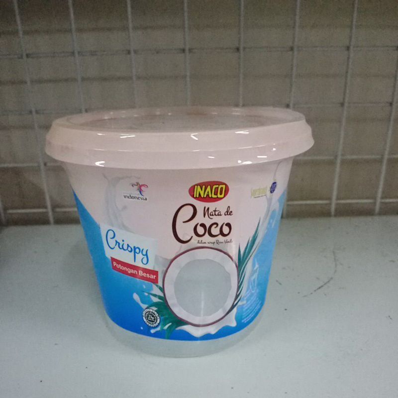 Nata De Coco INACO kemasan EMBER 1kg = 1000ml