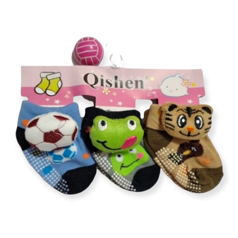 Kaos Kaki Bayi Boneka 3 in 1 || Kaos Kaki Lucu Bayi 0-2 thn || Kaos Kaki Lipat Bayi