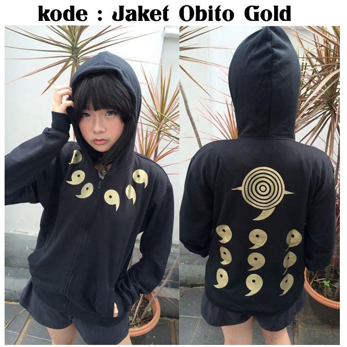 Jaket Rikudo Obito Gold Naruto