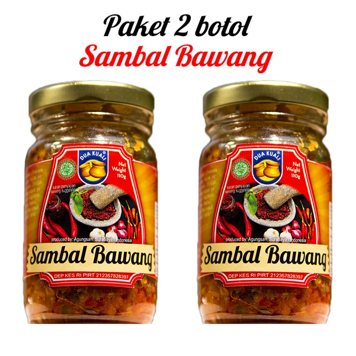 

Paket 2pcs Sambal Bawang Dua Kuali - BARU