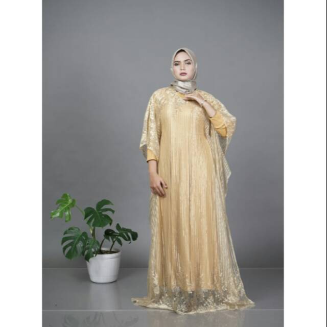 kaftan brokat / kaftan / kapstan / kaftan brokat gold / kaftan brocade