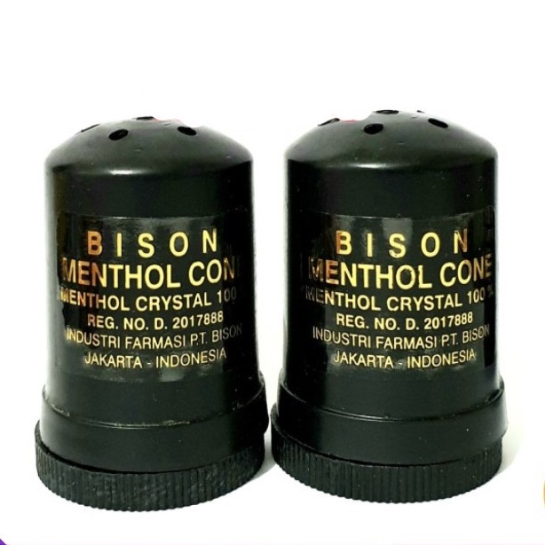 BISON MENTHOL CONE 20 gram BISON MENTOL BESAR BISON MENTHOL AA PILEK SESAK NAFAS HIDUNG TERSUMBAT IN