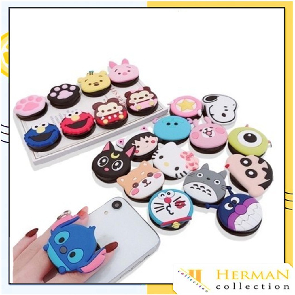 Jual HC Popsocket 3D Karakter/ 3D Cartoon Popsockets/ Popsocket Motif ...