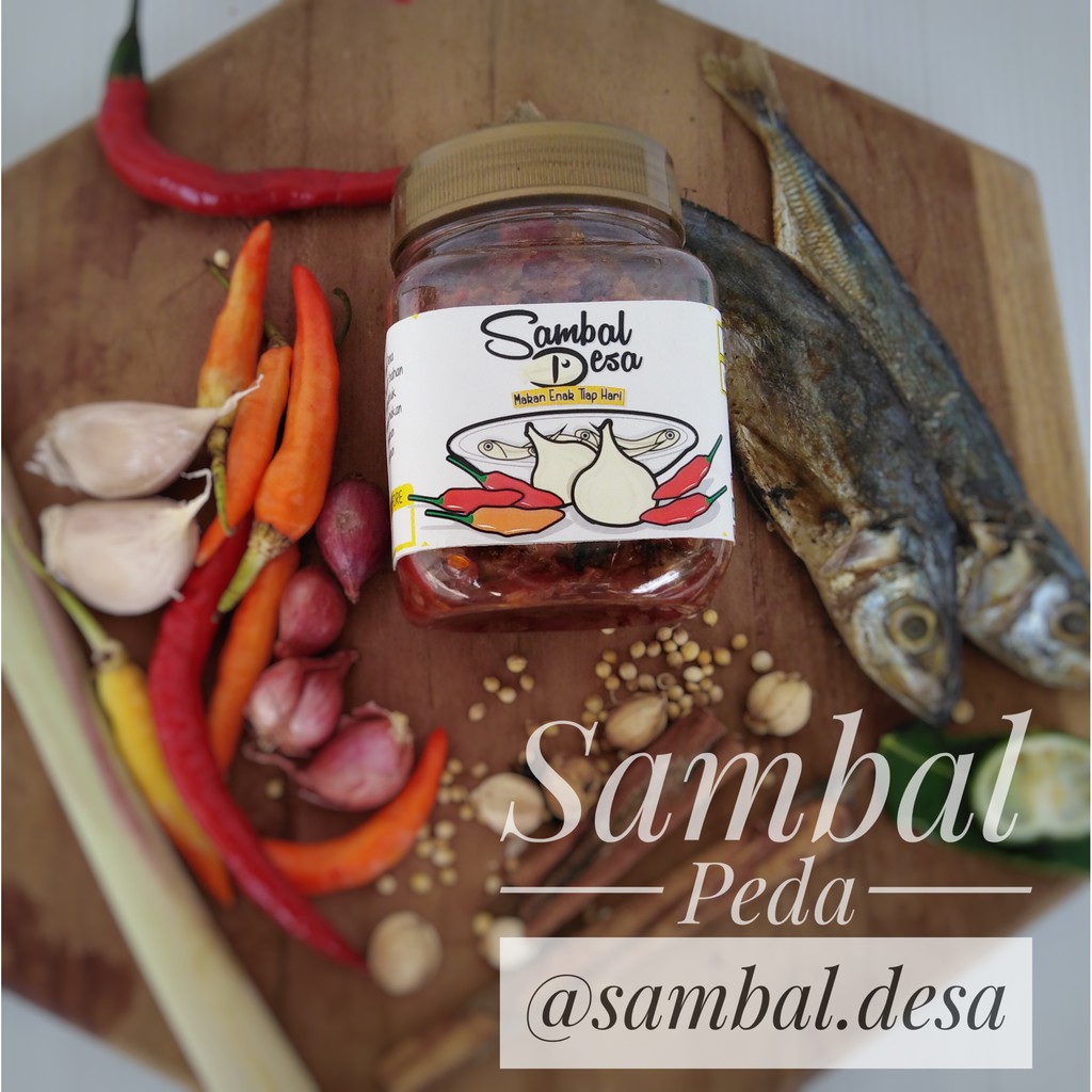 

Sambal Peda Sambal Desa Homemade Non MSG No Preservative Tanpa Pengawet Sambal Kemasan