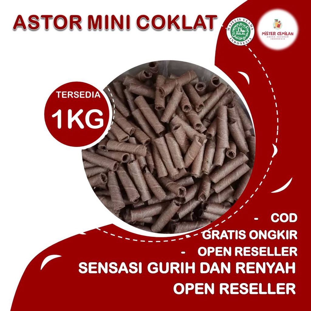 

1KG ASTOR MINI COKLAT BY.MISTER CEMILAN