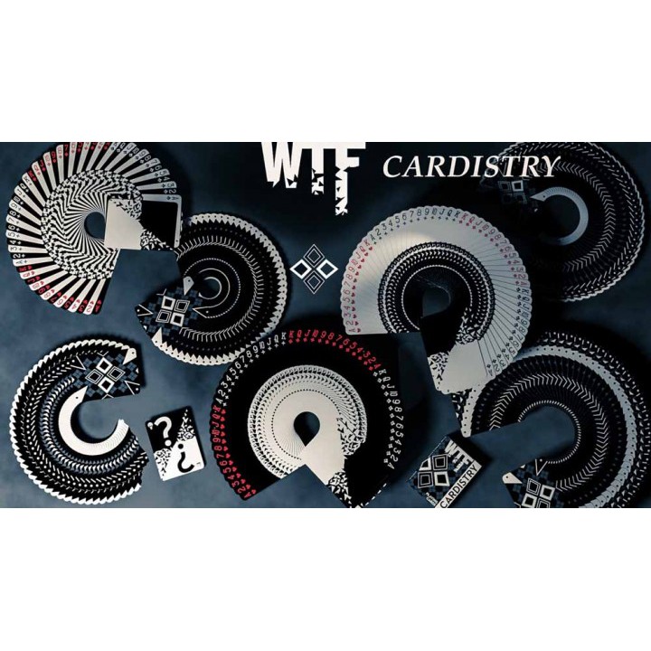 Kartu Remi Import WTF Cardistry Black and White (Playing Cards)