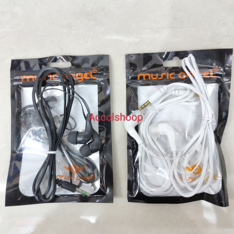 Handsfree Headset Musik Angel Non Mic Murah Suara Bagus