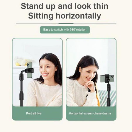 Stand Holder HP Handphone Penyangga Broadcasting Putar 360 Desktop HD-25