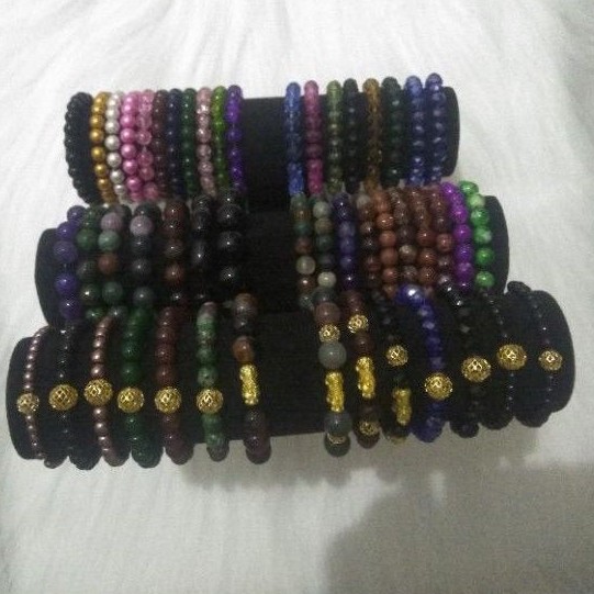 Gelang Variasi Emas Murah Batu Alam Cutting Asli Grosir emas Gelang Emas Pixiu Perhiasan wanita