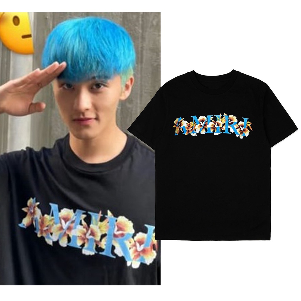 Kaos nct Mark bunga amiri