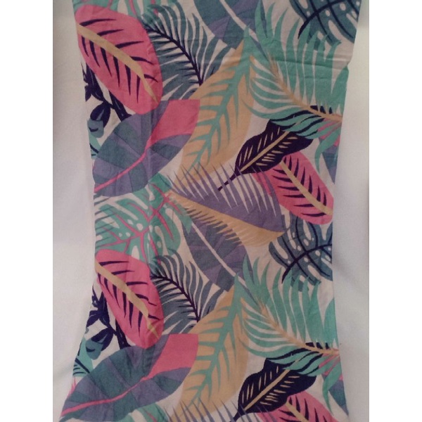 KAIN RAYON MOTIF DAUN KELAPA (3,8 m = Rp. 107.000)