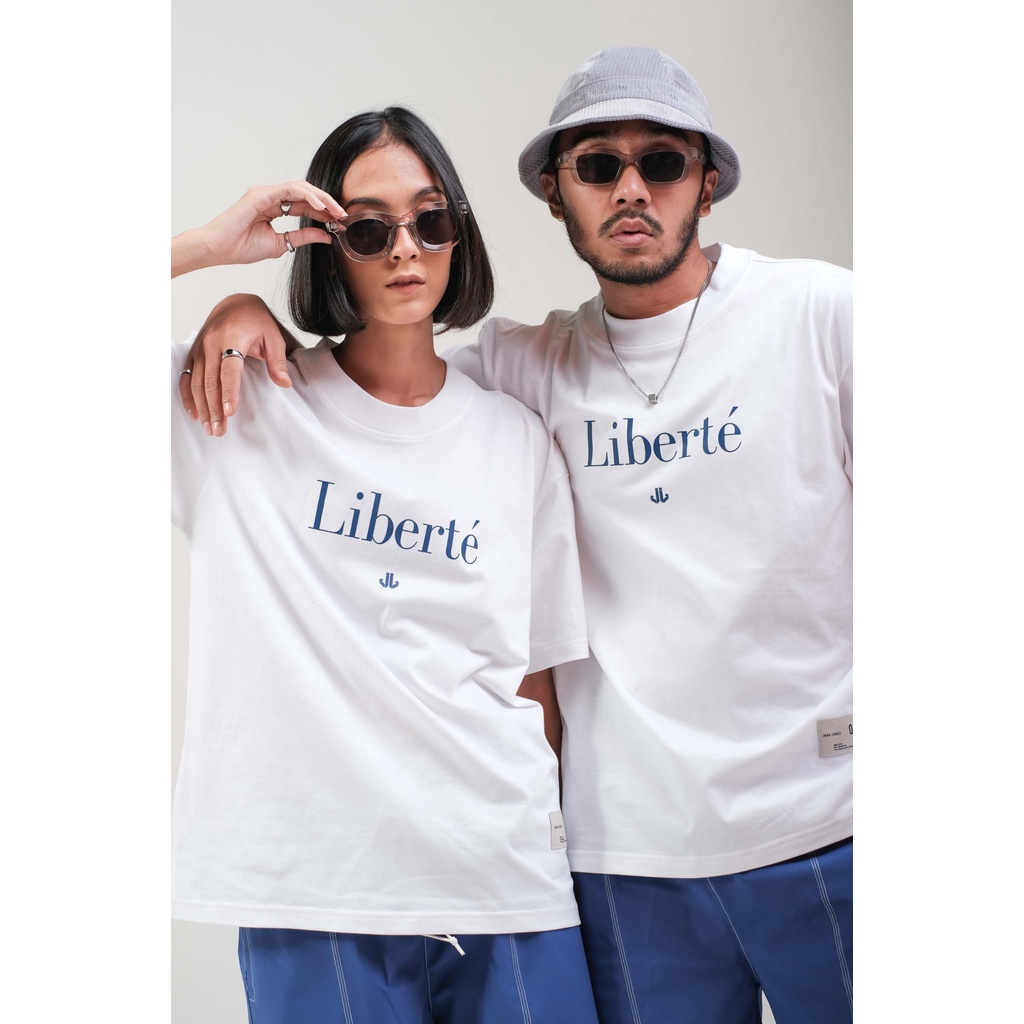 JAVAJONES Oversized Tee Liberte | Kaos Pria Wanita