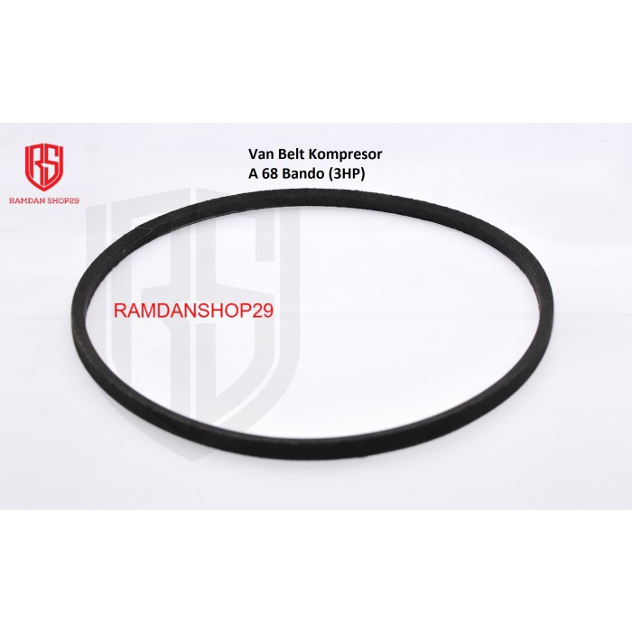 V Belt Kompresor Shark 3 Hp Ukuran A68 Asli