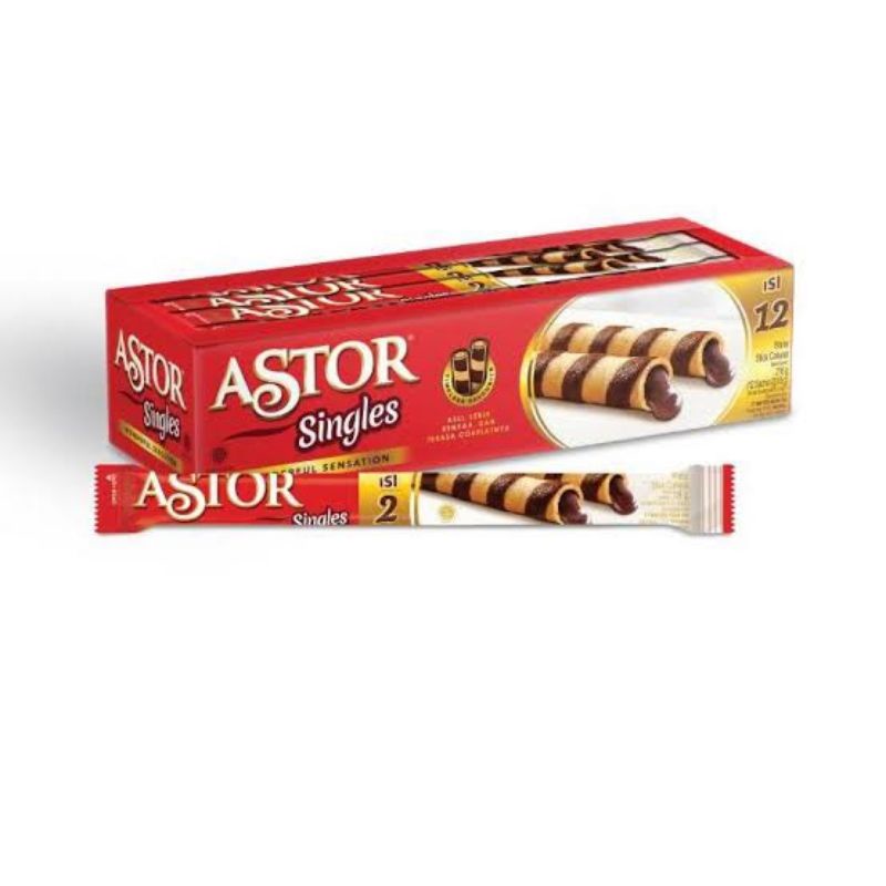 

ASTOR SINGLES COKLAT ISI 18pcs/BOX