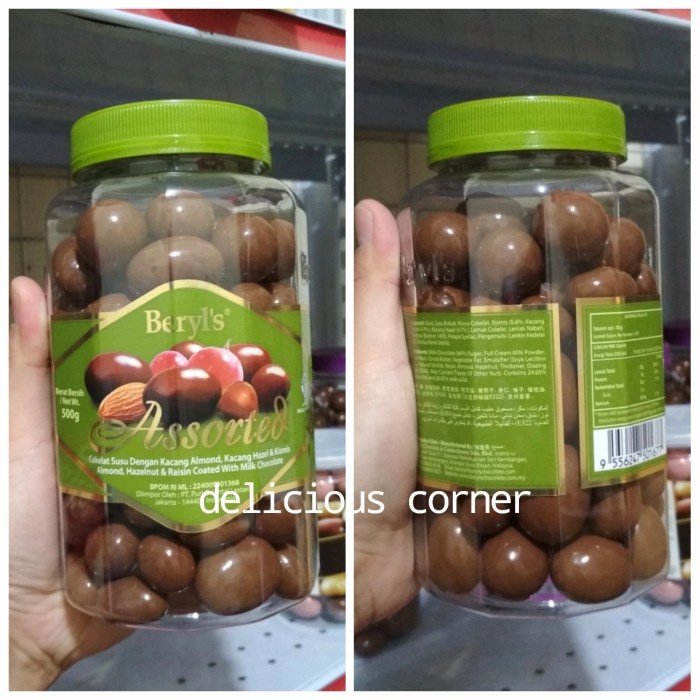

Beryl'S Beryls Jar Coklat 500G Assoted Milk Chocolate