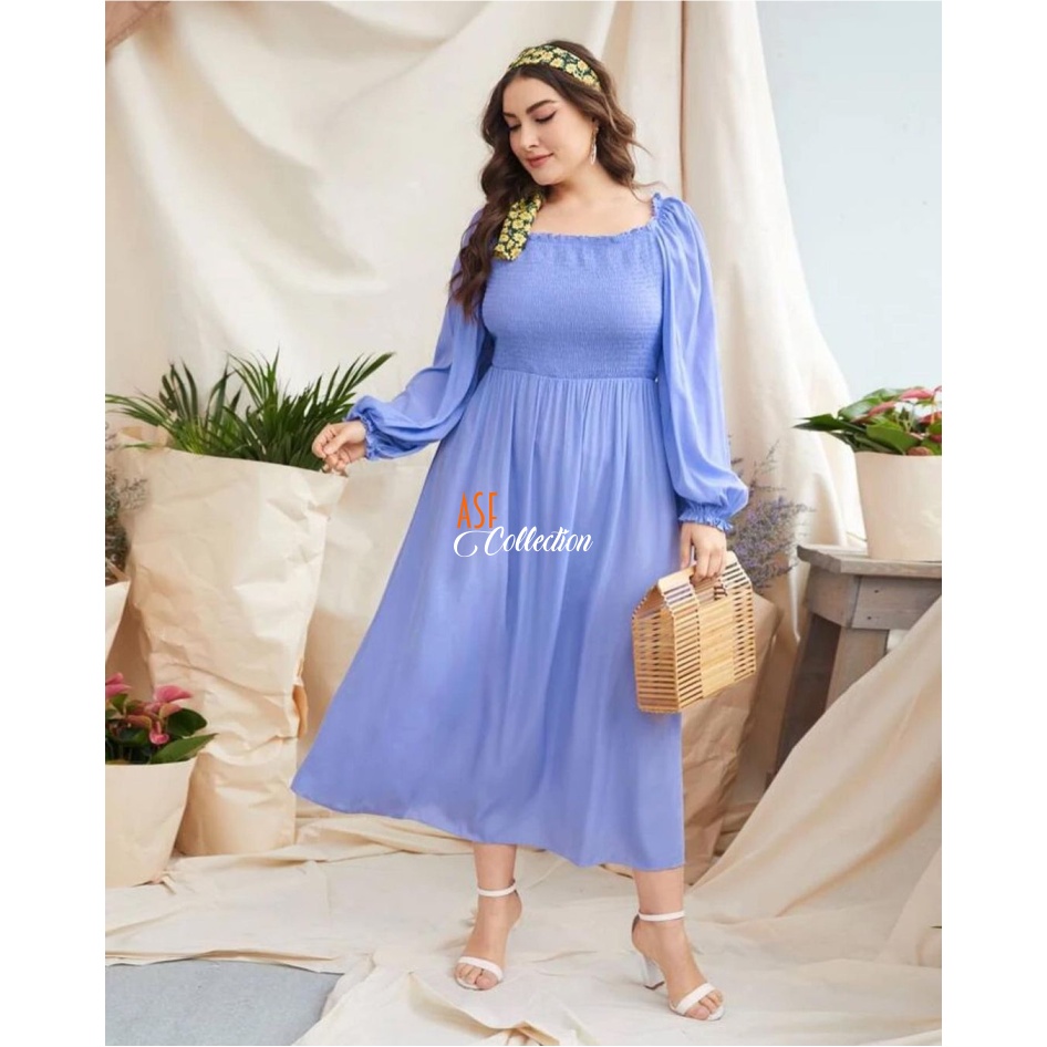 Sabrina Dress Sora | Baju Sabrina Wanita Jumbo|Baju Sabrina Jumbo Murah|Baju Sabrina Korean Blouse|B