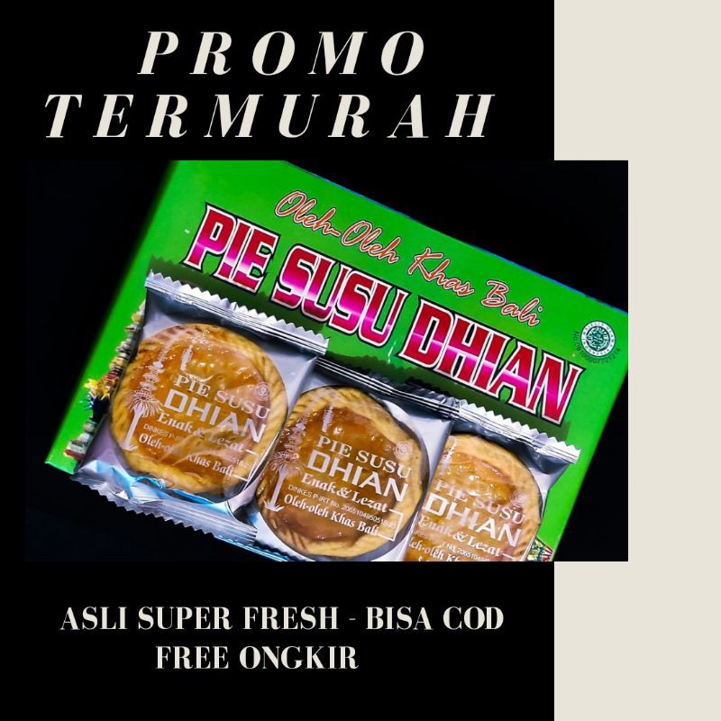 

(Bisa COD-TERMURAH) 10Pcs Pie Susu Dhian Oleh Oleh Khas Bali