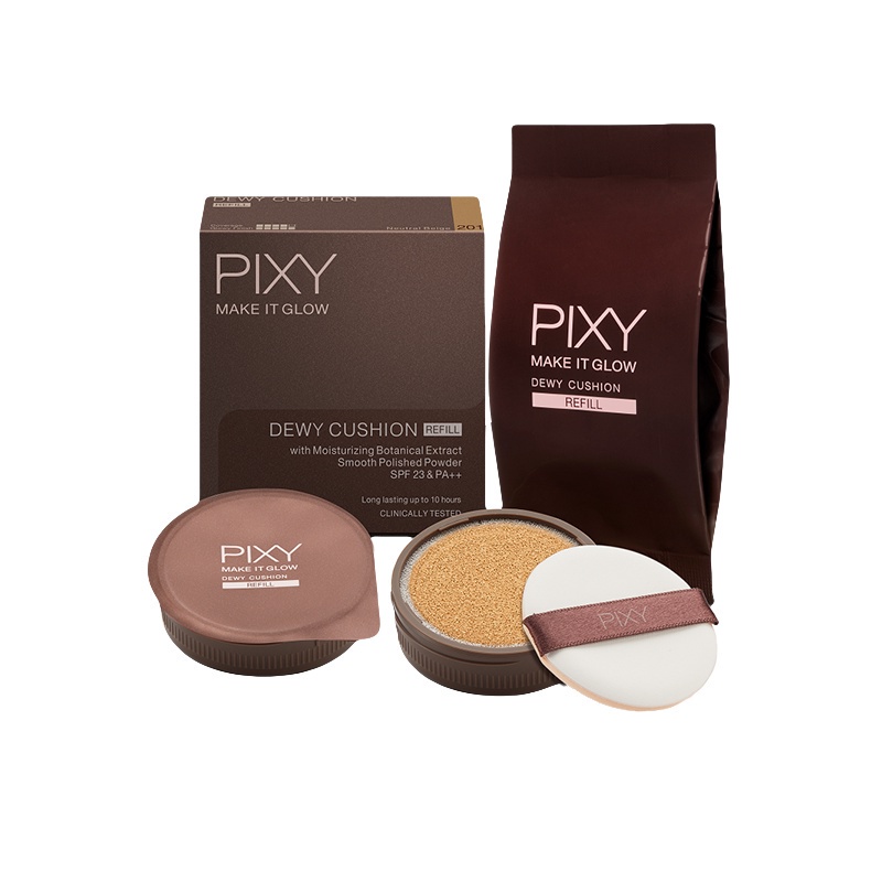 PIXY Dewy Cushion Fullsize / Refill (pixy make it glow bb cushion ) (KIM)