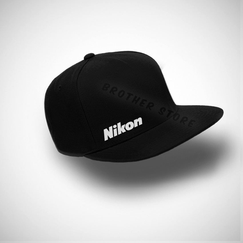 TOPI SNAPBACK NIKON BLACK PREMIUM