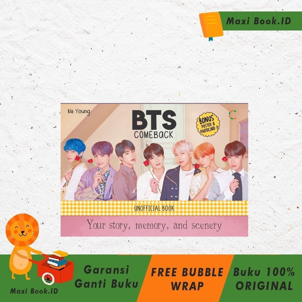 PROMO BUKU KPOP / Buku Idol Korea / Kpop / BTS - BTS Comeback