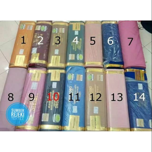 Katun toyobo premium/kain katun /bahan kemeja dan blouse