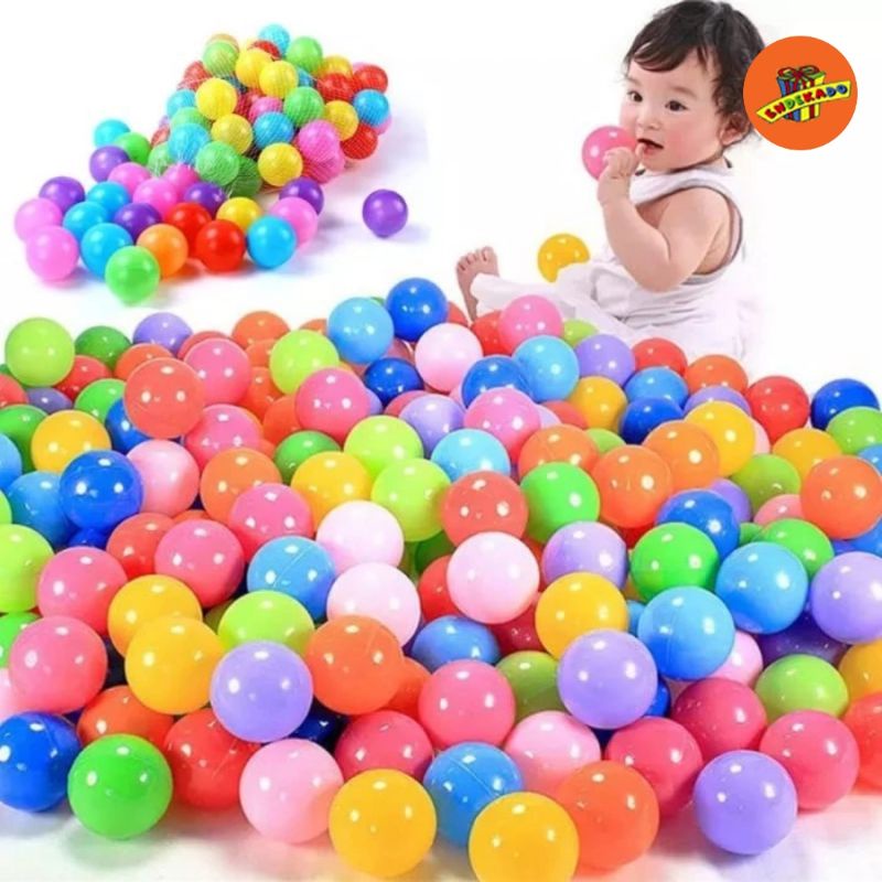 BOLA MANDI WARNA-WARNI -