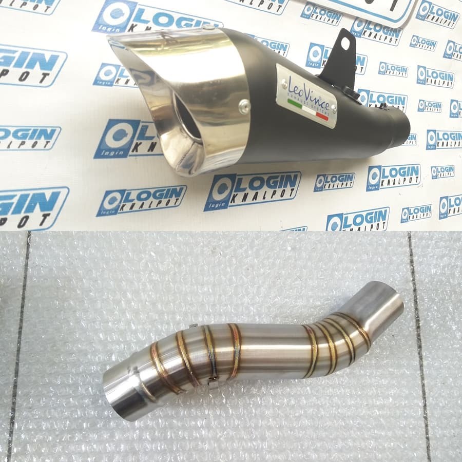 knalpot racing leovince cobra black slip on all new cbr250rr