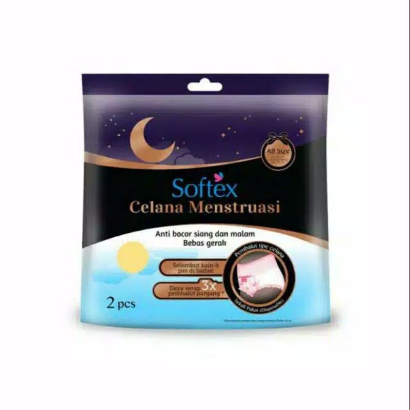 softex pembalut celana menstruasi isi 2 pcs