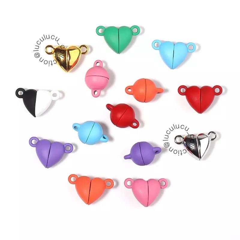Magnet Gelang Couple / Magnet Ball Magnet Love / Magnet Gelang Bulat Hati / Kait Gelang Bola Magneti