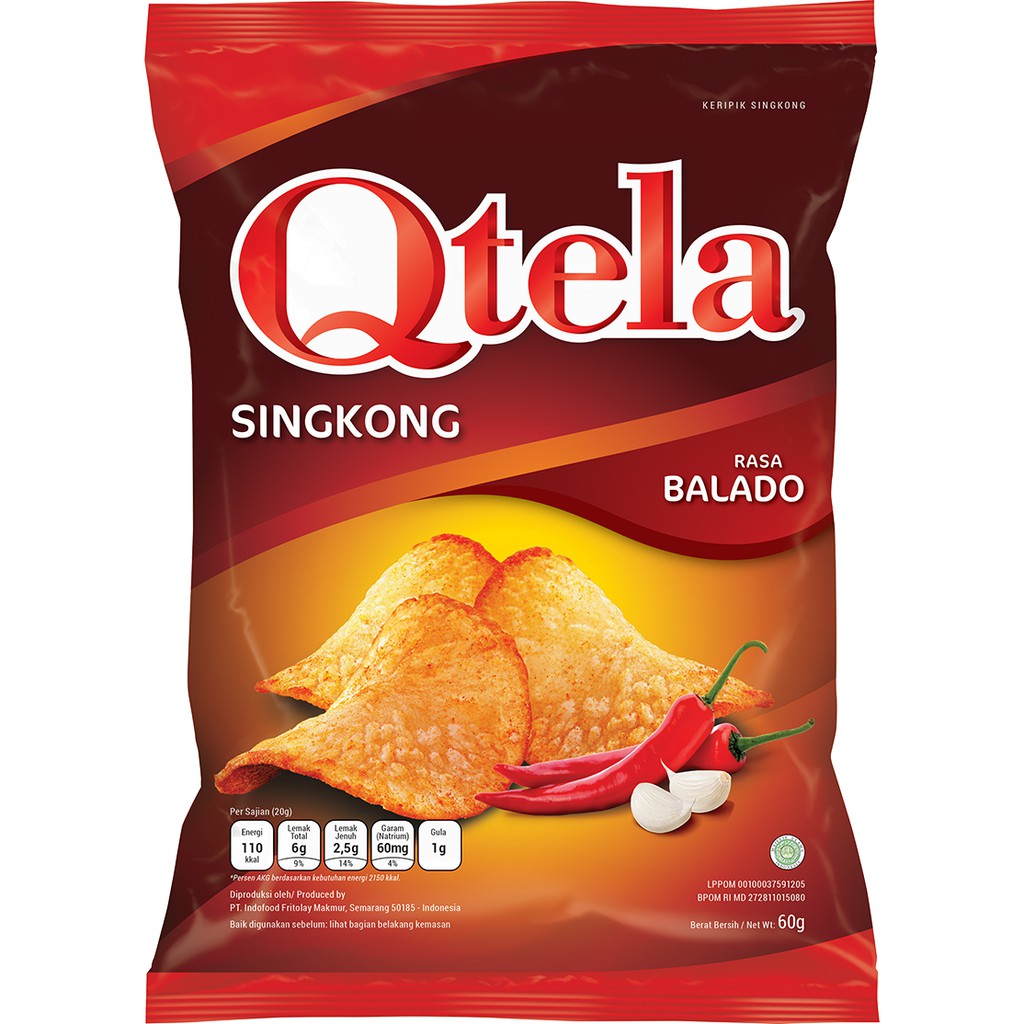 

Qtela Singkong Balado 60 Gr - 3 Pcs Promo Snack