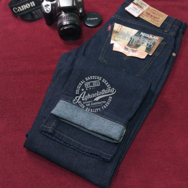 Celana Jeans Pria Standar | Jeans Reguler Aghaclothing Premium Cowo | celana panjang jeans pria