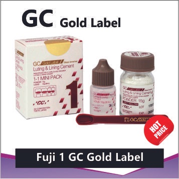 GC Gold Label Fuji 1 MP Mini Pack - Glassionomer Fuji I Minipack