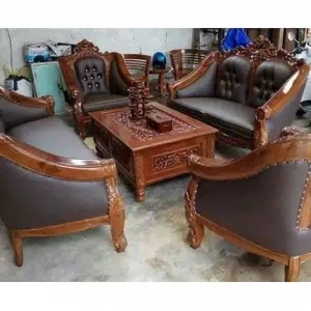 kursi tamu ganesha jambu jati mebel jepara,furniture