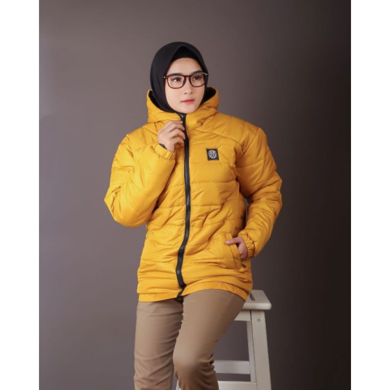 Jaket Puffer Parasut Kembung Tebal - Jaket Musim Dingin Unisex Original SALVIOHEXIA