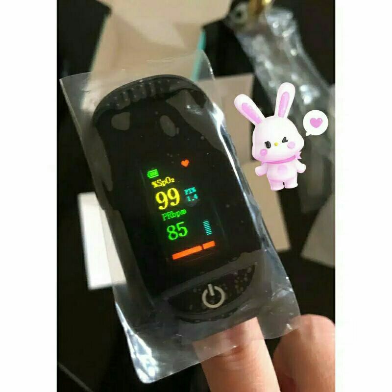 Pengukur Kadar Oksigen/ Detak JantungPulse Oximeter SPO2  Fingertip Oxymeter Portable