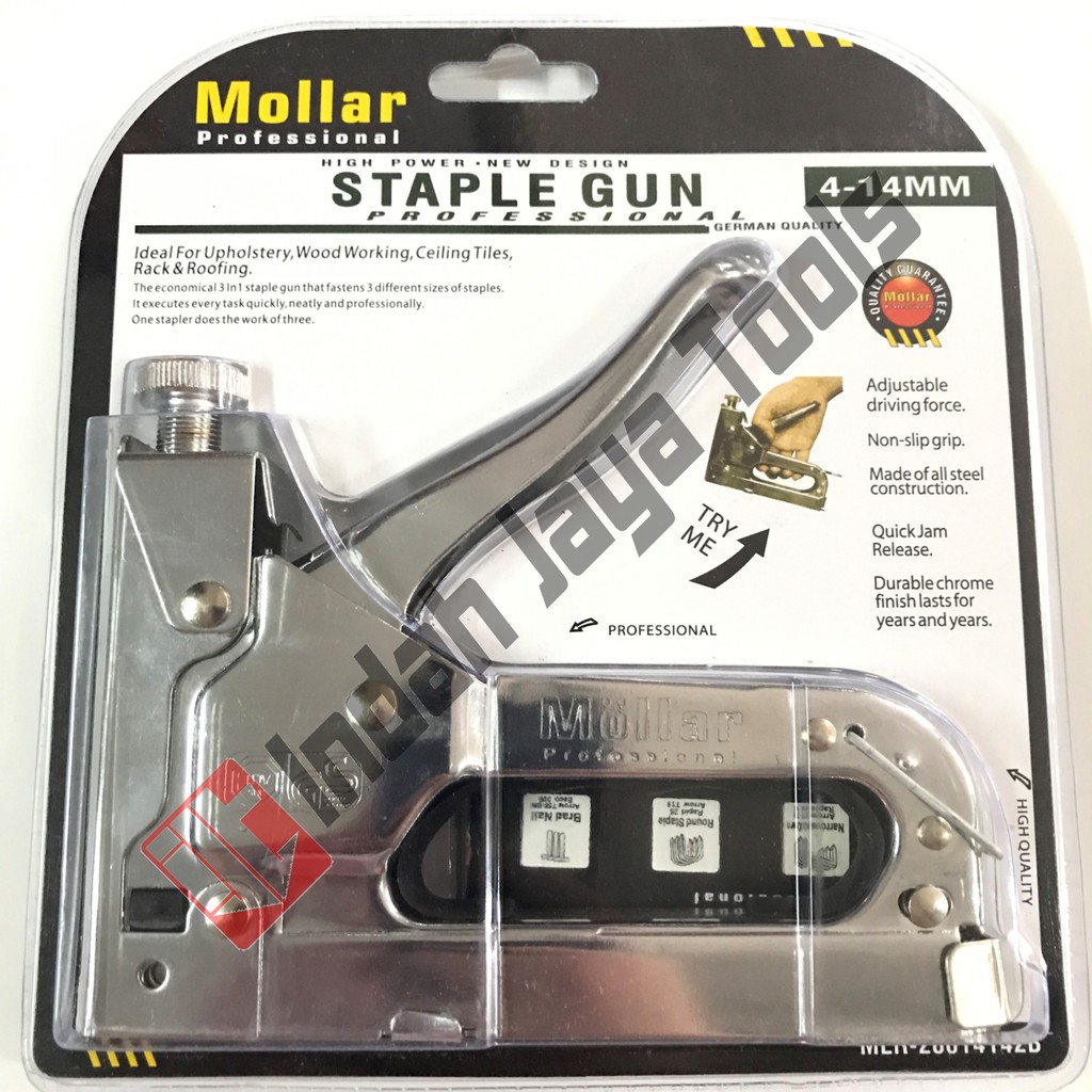 Staples Gun Tacker Mollar 3 in 1 / Staple Jok Tembak Hekter 3 Way