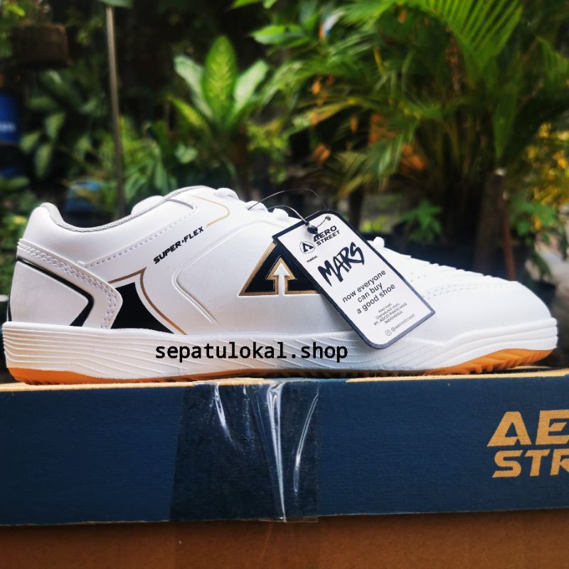 SEPATU SNEAKERS LOKAL LOCAL SPORT OLAHRAGA FUTSAL GOWES AEROSTREET MARS