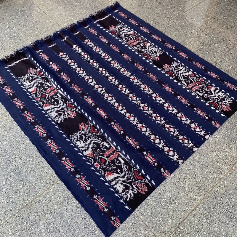 kain tenun ethnic blanket original premium motif ntt raijua navi