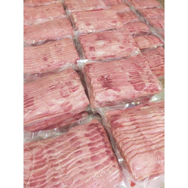 

Pork Bacon Bali Homemade-Bacon Babi Asap/500gr & 1kg(Gojek/Grab/Next Day)