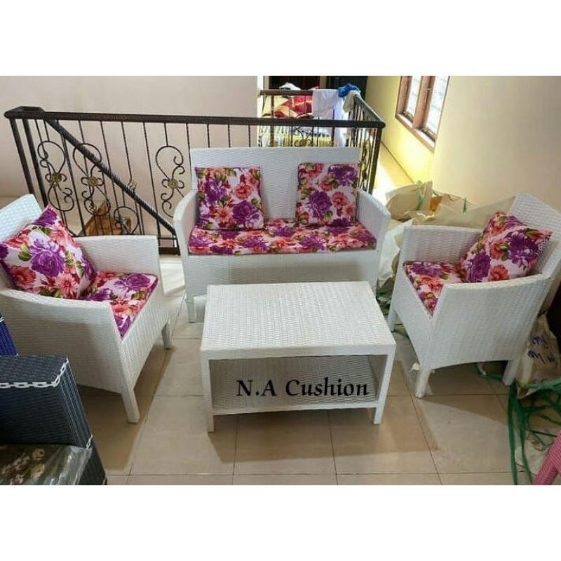 Kursi Tamu minimalis (Kursi Sofa Hawai 2.1.1)-Putih