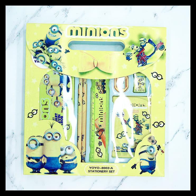 

DISKON PAKET ALAT TULIS MINIONS YY8003 PAKET ALAT TULIS MURAH TERLENGKAP