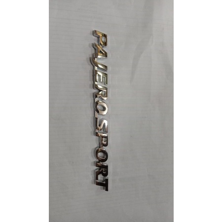 EMBLEM PAJERO SPORT/EMBLEM LOGO PAJERO SPORT/EMBLEM TULISAN PAJERO SPORT/EMBLEM MOBIL PAJERO SPORT
