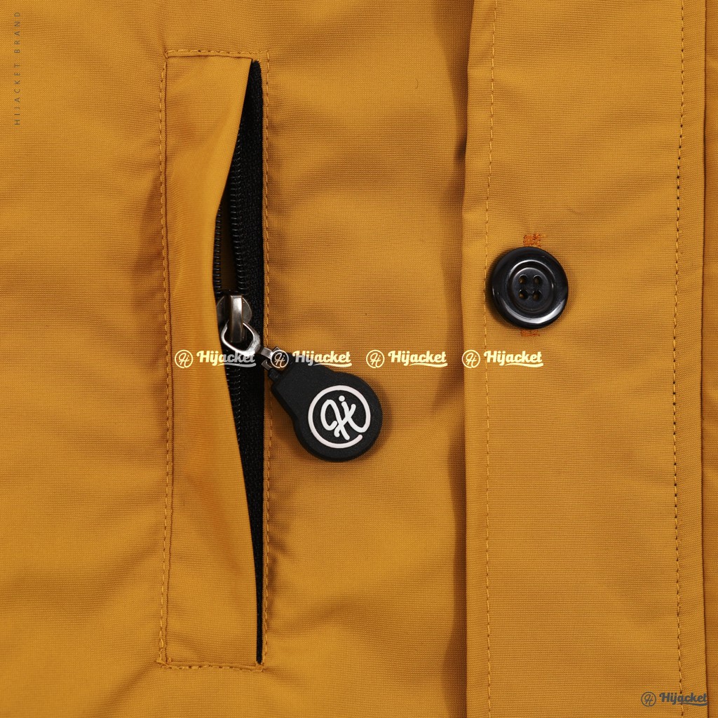 NEW FOR HIJABER JAKET PARKA WANITA HIJACKET IXORA UKURAN L - XL WARNA KUNING-5