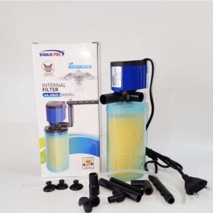 Sakkai pro AA-2002F internal filter pompa air celup filter aquarium