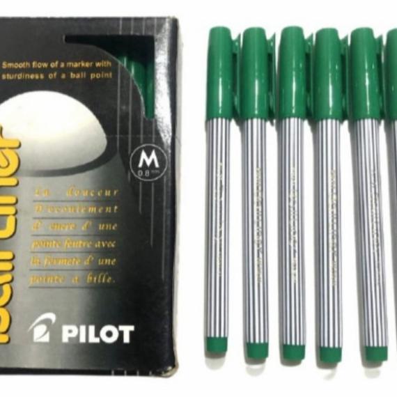 

PEN PILOT BALLINER hijau 0.8mm Original Japan 1losin