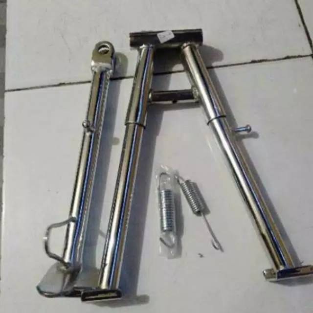 standard standar tengah RX king plus standar samping crome standar tengah set standar samping RX k