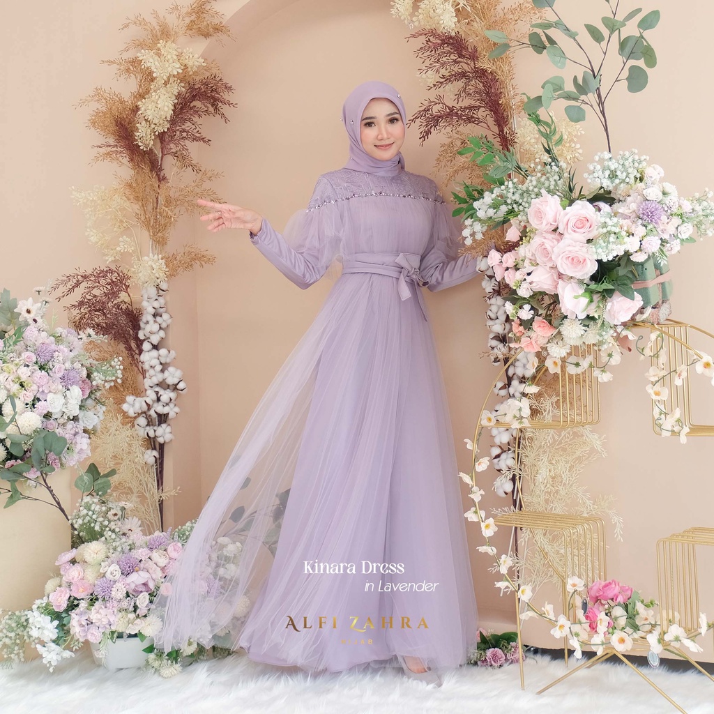 Basundari Series (Kinara) dress Sample size S panjang 145 cm