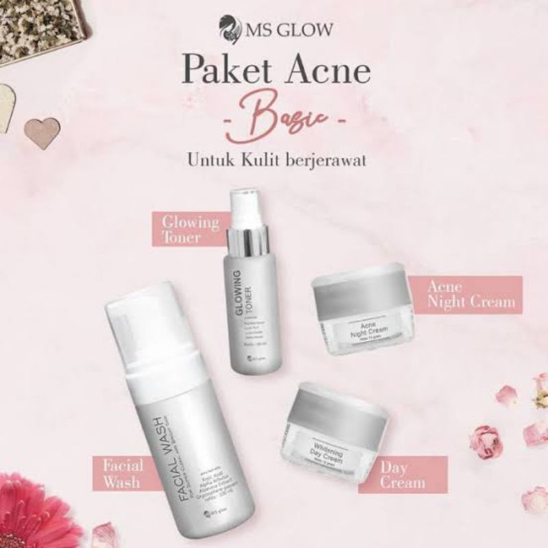 Ms Glow Paket Acne / Ms Glow Paket Acne Series