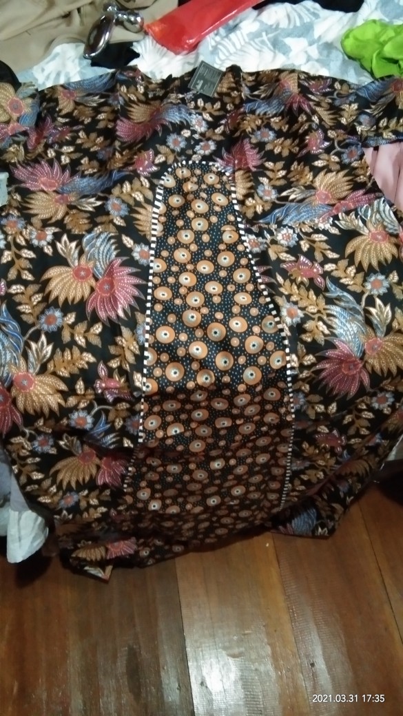[ Gamis Jumbo ] Terbaru Gamisbatik Sekar Wangi Big Size Ld 120cm Batiksolo Batikmodern Fashionmuslim